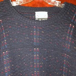 Rochester Men’s Wool Navy Blue Crewneck Sweater
